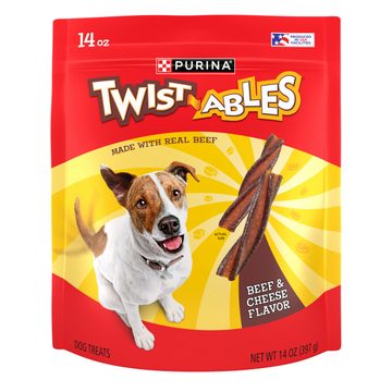Purina Twistables Beef and Cheese Flavor Treats for Dogs