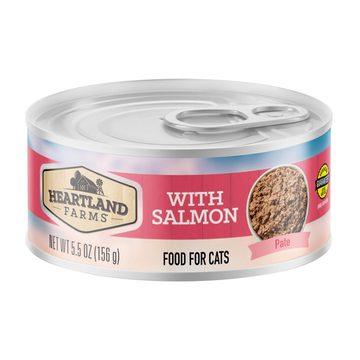 Heartland Farms Canned Salmon Paté Cat Food, 5.5 oz