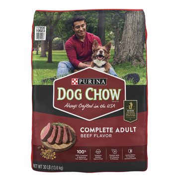 Purina Dog Chow Complete Adult Dry Dog Food, Beef Flavor, 30 lbs