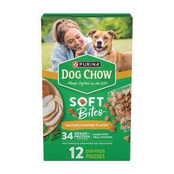 Purina Dog Chow Soft Bites Smoked Chicken Flavor Soft Dog Food