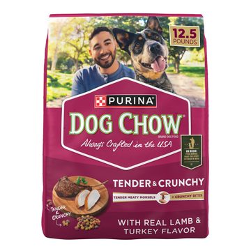 Purina Dog Chow Tender and Crunchy With Real Lamb and Turkey Flavor Adult Dry Dog Food