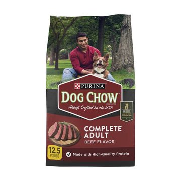 Purina Dog Chow Complete Adult Dry Dog Food Kibble Beef Flavor