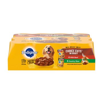 Pedigree Choice Cuts in Gravy Wet Dog Food - Beef & Country Stew, 12 ct