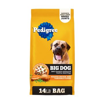 Pedigree Large Breed Dry Dog Food, Roasted Chicken, Rice and Vegetable Flavor, 14 lb. Bag
