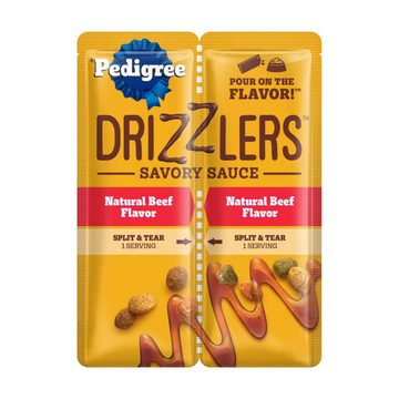 Pedigree Drizzlers Wet Dog Savory Sauce Natural Beef Flavor, 1 Count
