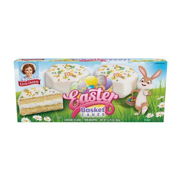 Little Debbie Easter Basket Cakes, Vanilla, 10 ct