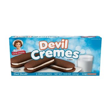 Little Debbie DEVIL CREMES Cakes, 10 oz - 6 ct