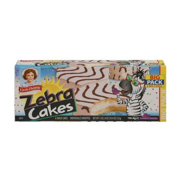 Little Debbie Zebra Cakes Big Pack, 18.4 oz