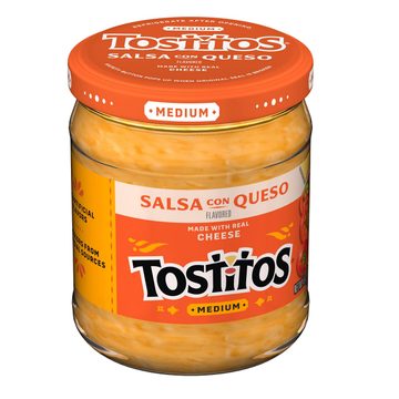 Tostitos Dip Medium Salsa Con Queso Flavored 15 Oz