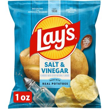 Lay's Potato Chips Salt & Vinegar 1 Oz