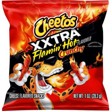 Cheetos Crunchy Cheese Flavored Snacks, XXTRA Flamin’ Hot, 1 oz
