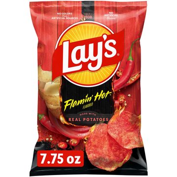 Lay's Potato Chips Flamin' Hot Flavored 7 3/4 Oz