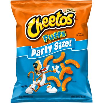 Cheetos Puffs Cheese Flavored Snacks, Party Size, 13.5 oz