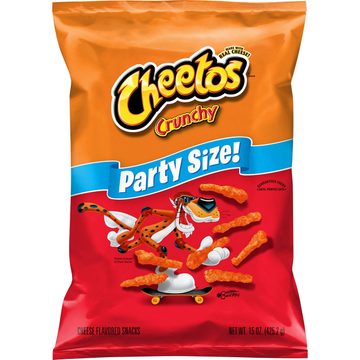 Cheetos Crunchy, Cheese Flavored Snacks, Party Size, 15 oz