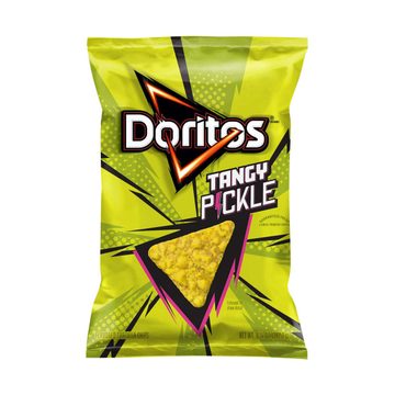 Doritos Tangy Pickle Flavored Tortilla Chips, 9.25 oz