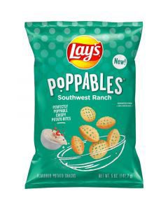 Lay's Poppables Flavored Potato Snacks Southwest Ranch 5 oz