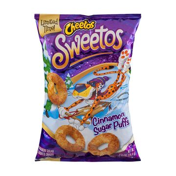 Cheetos Sweetos Cinnamon Sugar Puffs, Limited Edition, 2.625 oz