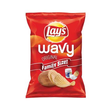 Lay's Wavy Original Potato Chips Family Size 10.0 Oz Bag
