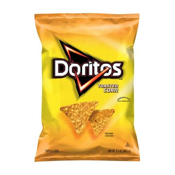 Doritos Tortilla Chips, Toasted Corn, 9.25 oz