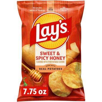 Lay's Potato Chips Sweet & Spicy Honey 7 3/4 Oz