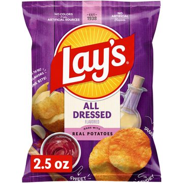 Lay's Potato Chips All Dressed Flavored 2 1/2 Oz