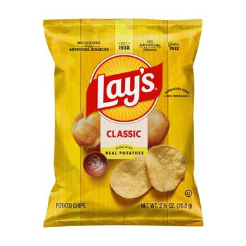 Lay's Potato Chips Classic 2 1/2 Oz