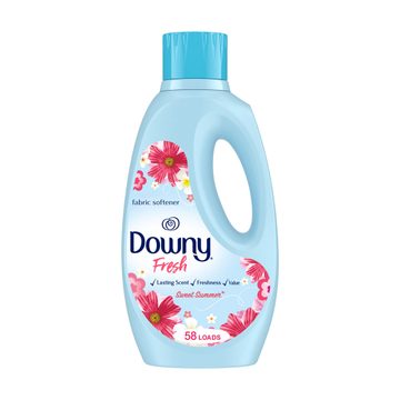 Downy Fresh Liquid Fabric Softener, Sweet Summer Scent, 50 fl oz