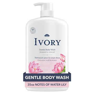 Ivory Gentle Body Wash, Notes of Waterlily, 35oz