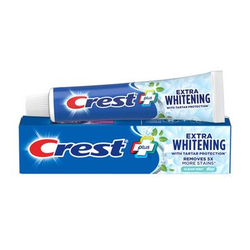 Crest Plus Extra Whitening Toothpaste, Clean Mint, 5.4 oz