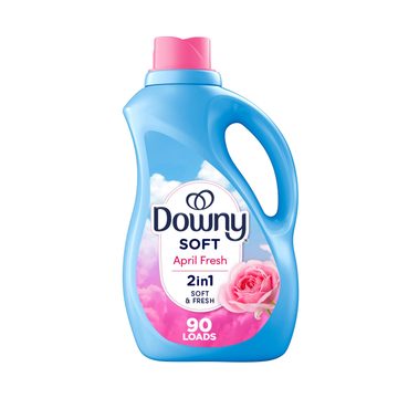 Downy April Fresh 2 in 1 Liquid Fabric Softener, 66 fl oz