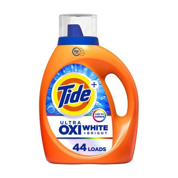 Tide Plus Ultra OXI White and Bright Liquid Laundry Detergent, 63 fl oz - 44 Loads