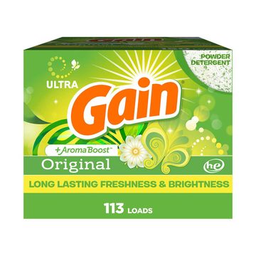 Gain Powder Laundry Detergent, Original Scent, 113 Loads, 104 oz