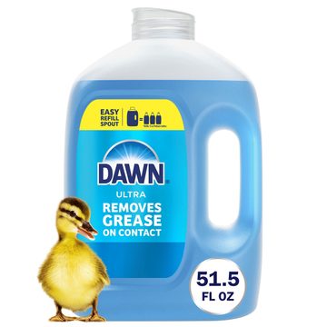 Dawn Ultra Original 4/51.5oz RFL Ultra Refill Jug Dish Soap, Dishwashing Liquid, Original, 51.5oz