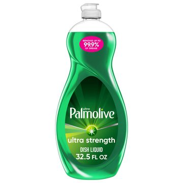 Palmolive Ultra Strength Liquid Dish Soap, Cuts Grease and Grime, No Soaking Needed, 32.5 fl oz