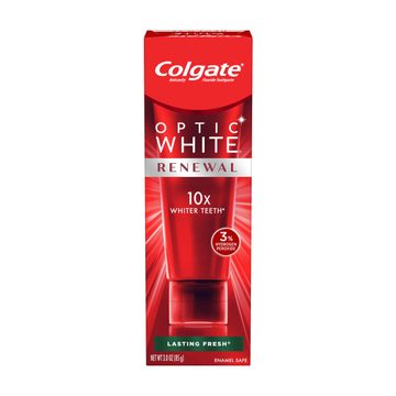 Colgate Optic White Renewal Toothpaste, Lasting Fresh, 3 oz