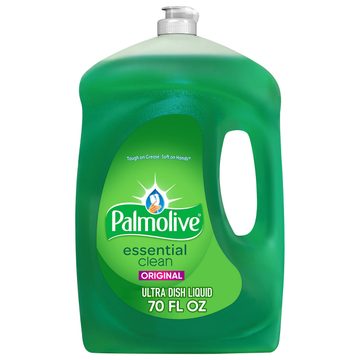 Palmolive Essential Clean Liquid Dish Soap, Grease-Cutting, Original Scent, 70 fl oz