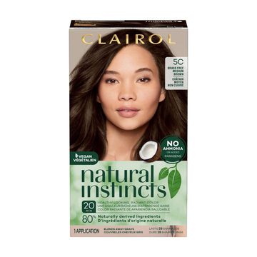 Clairol Natural Instincts Hair Color Kit, 5C Medium Brown
