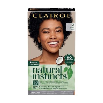 Clairol Natural Instincts Hair Color Kit, 2 Black