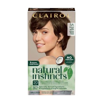 Clairol Natural Instincts Hair Color Kit, 5A Medium Cool Brown