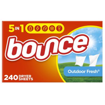 Bounce Fabric Softener Sheets, Outdoor Fresh Scent, 240 Count
