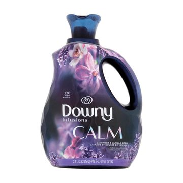 Downy Calm Infusions Liquid Laundry Fabric Softener - Soothing Lavender & Vanilla Bean, 81 fl oz