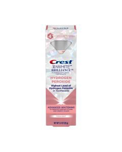 Crest 3D White Brilliance Hydrogen Peroxide Toothpaste with Fluoride, 3 oz