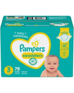 Pampers Swaddlers Diapers Size 3 78 Count