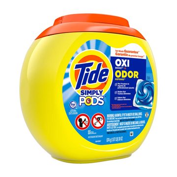 Tide Simply PODS Oxi Boost + Odor Defense Detergent - Fresh Linen, 55 ct