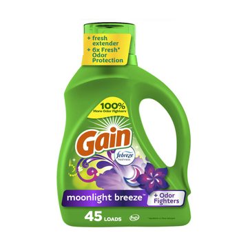Gain Liquid Laundry Detergent, Moonlight Breeze Scent, 65 fl oz