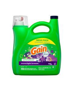 Gain + Aroma Boost Liquid Laundry Detergent, Moonlight Breeze, 154 fl oz