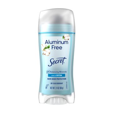 Secret Aluminum Free Deodorant for Women, Cotton, 2.4 oz