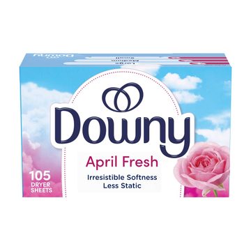 Downy Fabric Softener Dryer Sheets, April Fresh, 105 ct