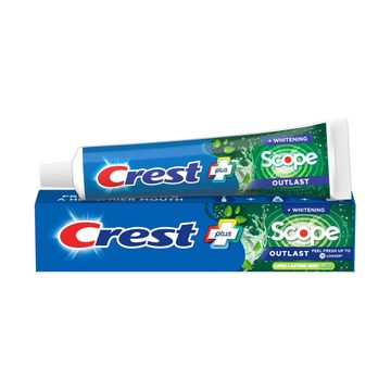 Crest Whitening Plus Scope Outlast Toothpaste, Long Lasting Mint, 5.4 oz