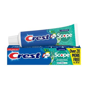Crest Whitening Plus Scope Toothpaste , Minty Fresh, 2.7 oz